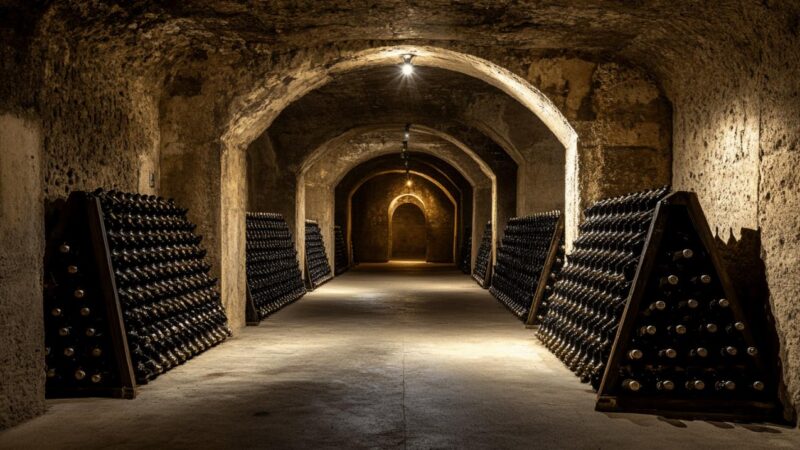 Quand l’histoire de la Champagne se raconte sous terre : Visitez les Caves de Champagne à Reims : Pommery, Taittinger et Veuve Clicquot au Cœur des Trésors Souterrains